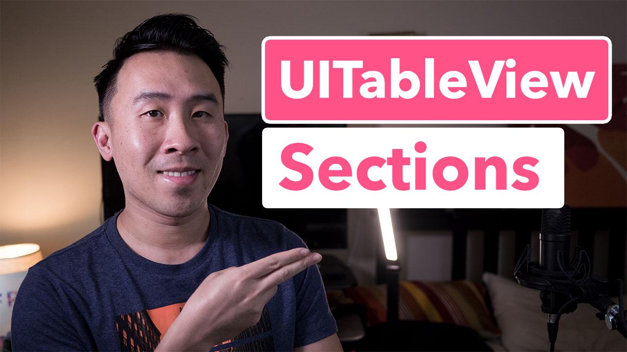 How to implement uitableview sections intelligently